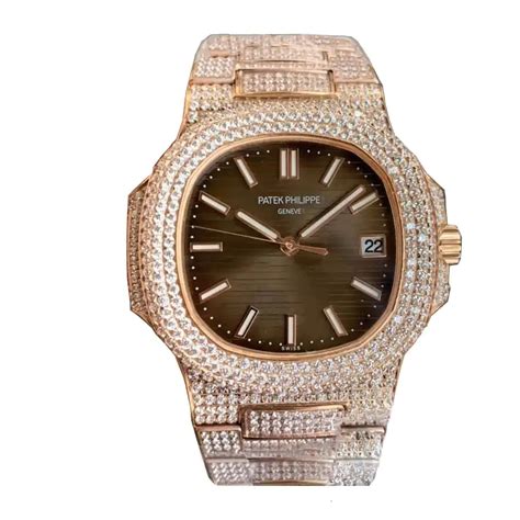 Patek Philippe Nautilus Iced Out 5711 R8 Replica 